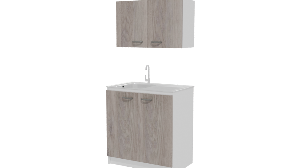 Stylish Kitchen Cabinet 3D Model - Professional 3D Model Render 12