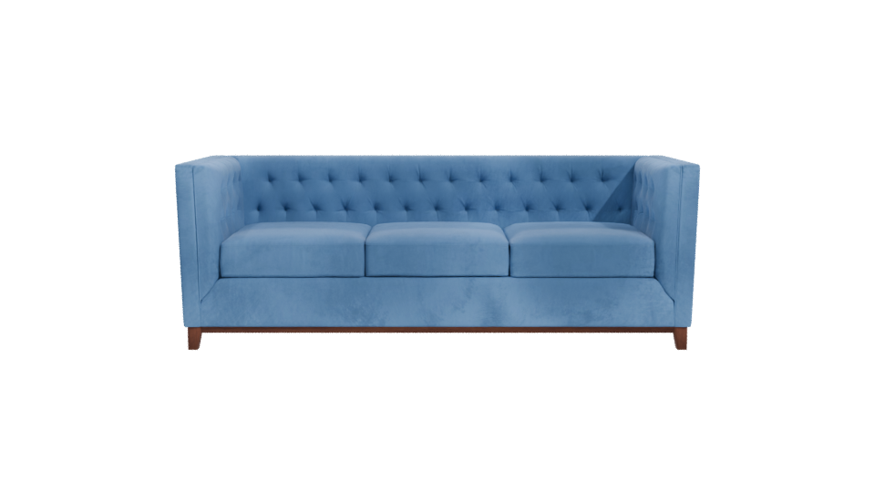 Sofá Roma 3C Velvet Sofa 3D - Professional 3D Model Render 11