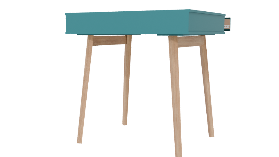 Stylish Modern Minimalist Table - Professional 3D Model Render 6