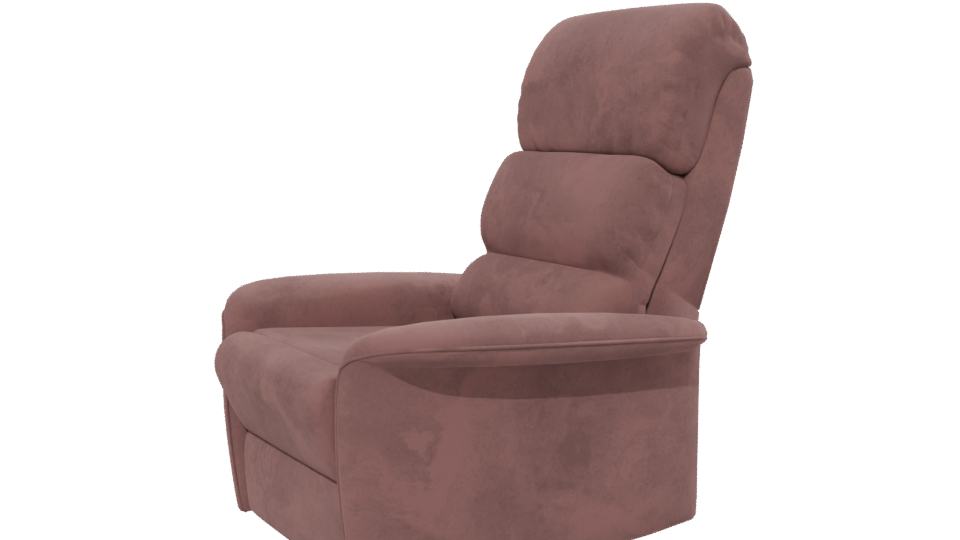 Stylish Minimalist Recliner Chair 3D Model - Professional 3D Model Render 13