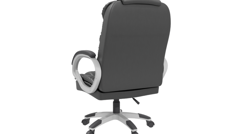 Stylish Executive Office Chair 3D Model - Professional 3D Model Render 4