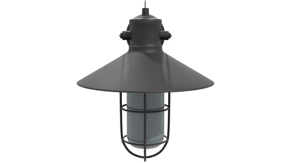 Industrial Hanging Lantern 3D Model - Professional 3D Model Render 11