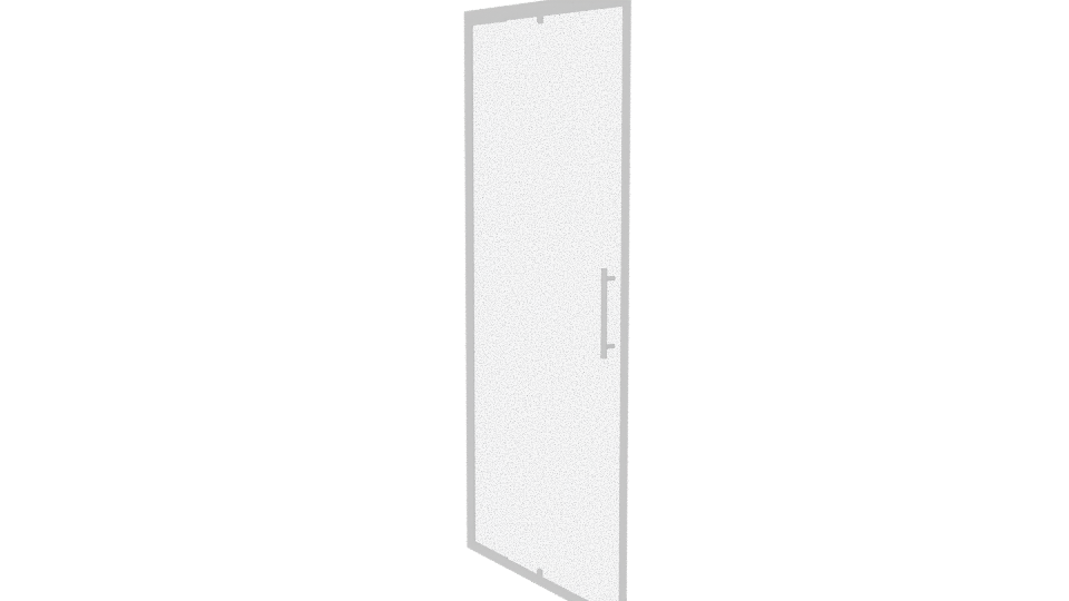 Sleek Glass Shower Door 3D Model - Professional 3D Model Render 13