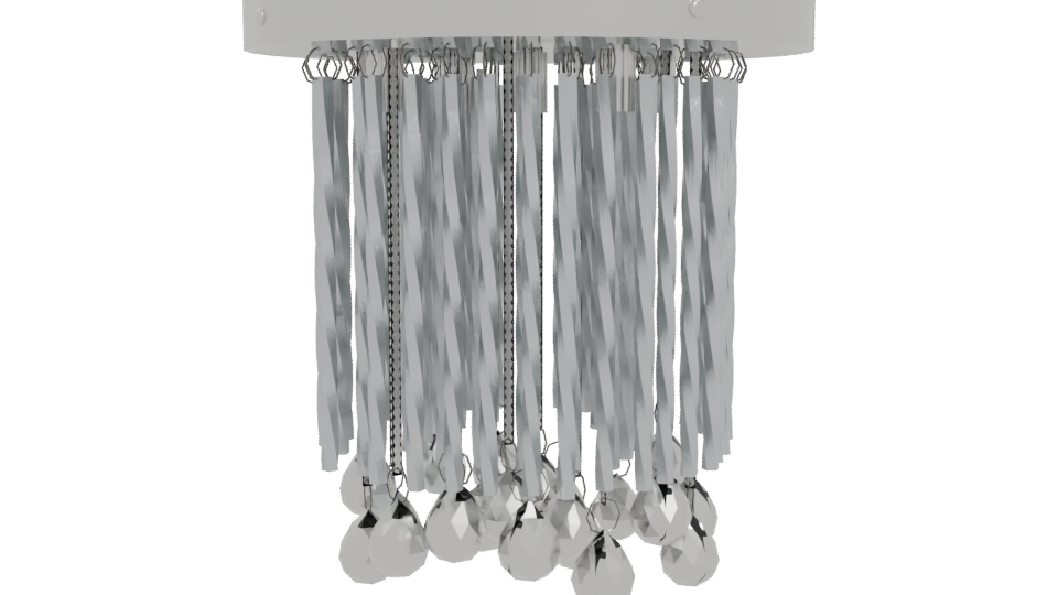 Stylish Modern Chandelier 3D - Professional 3D Model Render 4