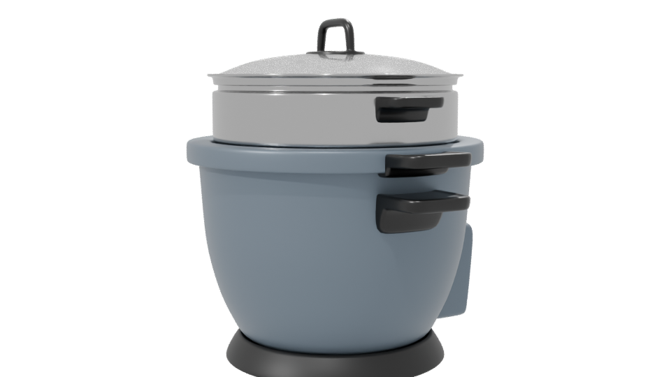 Ceramic Electric Cooker 3D Model - Professional 3D Model Render 7