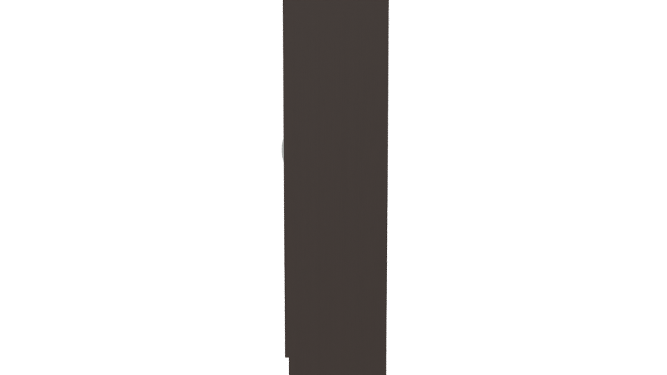 Modern Wooden Storage Cabinet 3D - Professional 3D Model Render 2