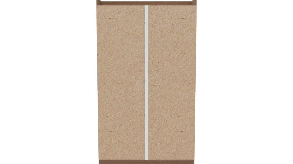 Stylish Modern Wooden Cabinet 3D - Professional 3D Model Render 5