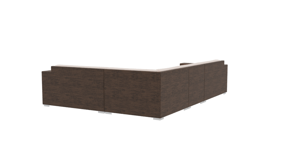 Modern Outdoor Sectional Sofa 3D - Professional 3D Model Render 3