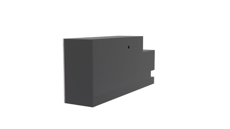 Minimalist Wooden Storage Unit 3D - Professional 3D Model Render 3