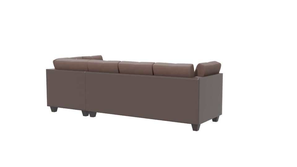 Stylish Sectional Sofa 3D Model - Professional 3D Model Render 6
