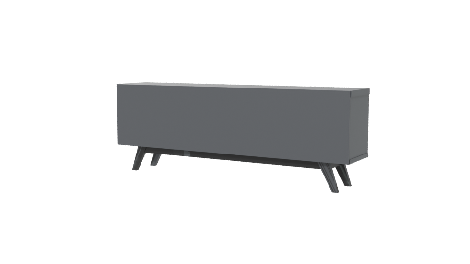 Stylish Modern TV Stand 3D - Professional 3D Model Render 6