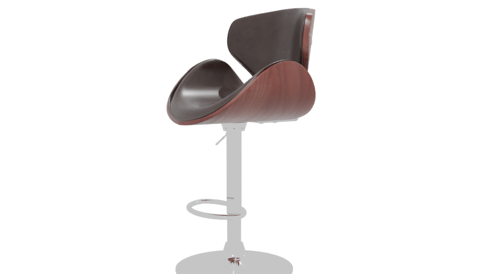 Stylish Bar Stool 3D Model - Professional 3D Model Render 13