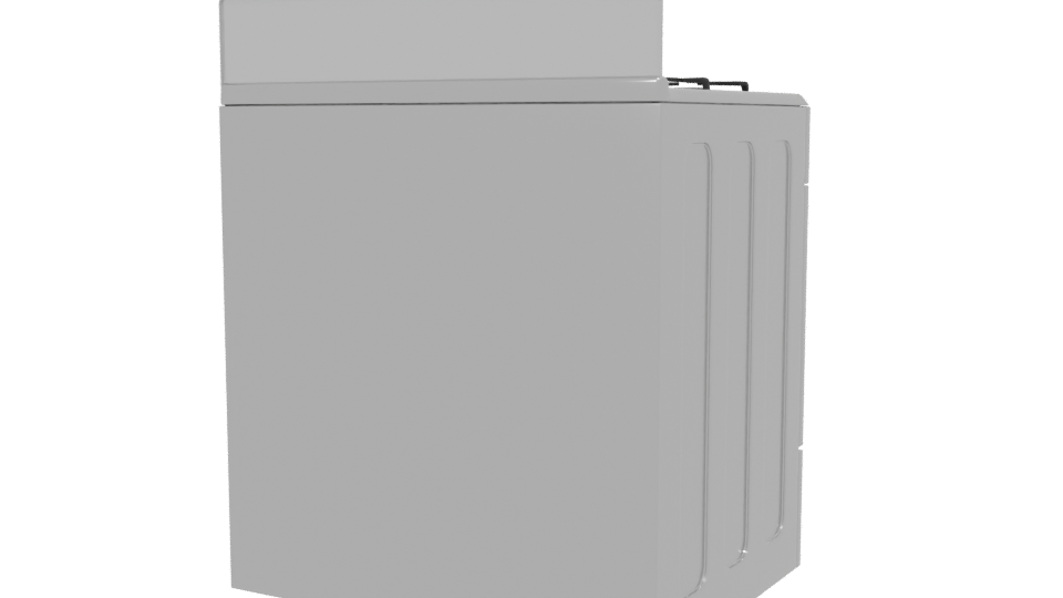 Stainless Steel Gas Range 3D - Professional 3D Model Render 6