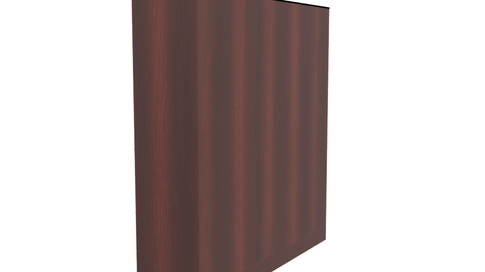 Elegant Wooden Cabinet 3D Model - Professional 3D Model Render 3