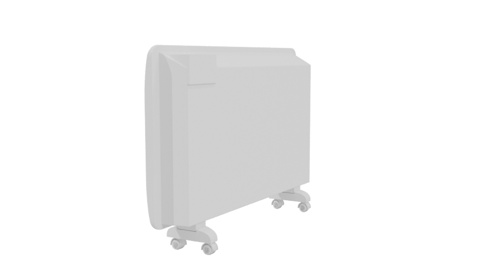 Stylish Electric Heater Model - Professional 3D Model Render 3