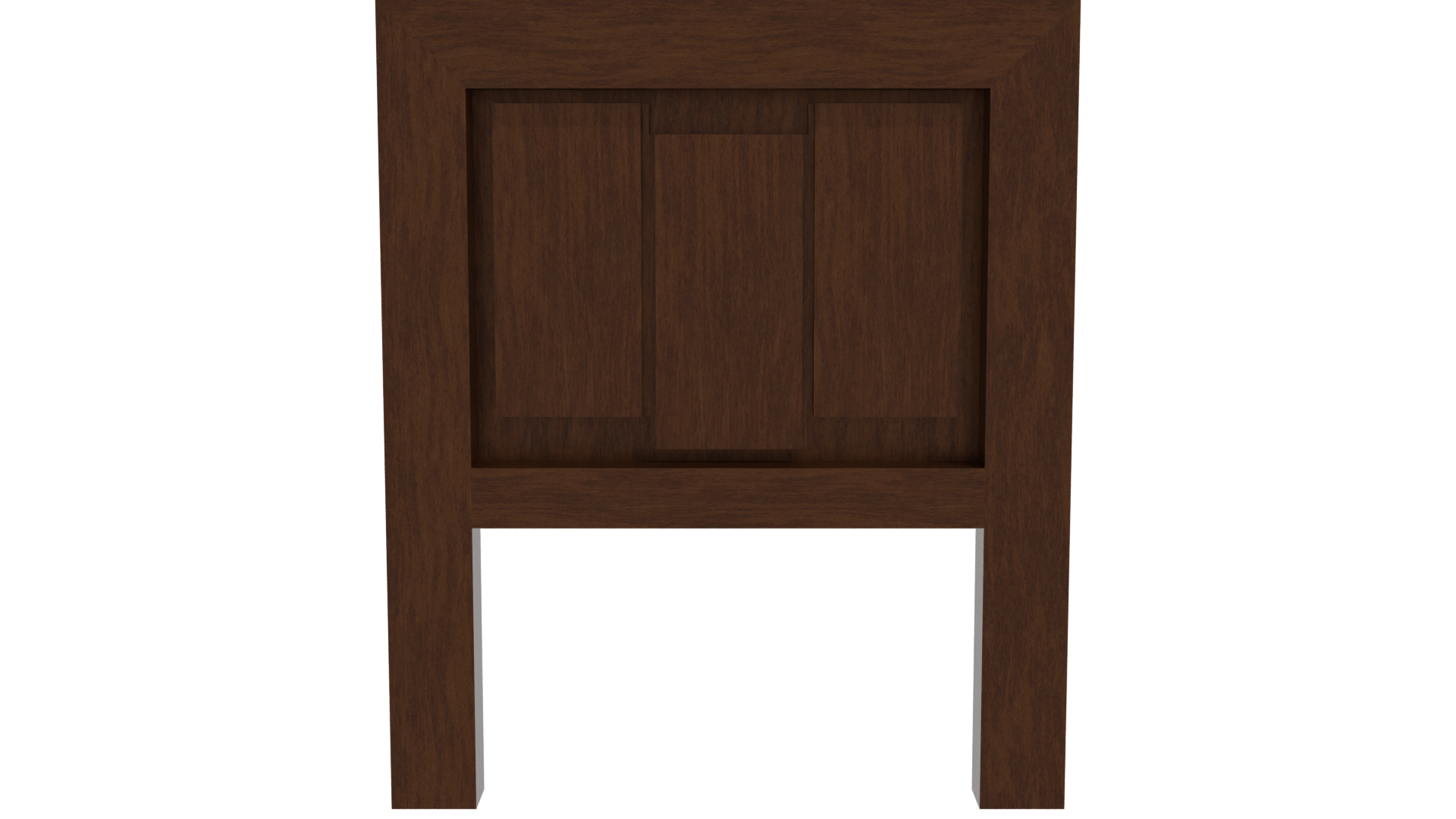 Elegant Wooden Nightstand 3D Model - Professional 3D Model Render 11