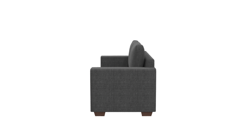 Contemporary Grey Sofa Model - Professional 3D Model Render 5
