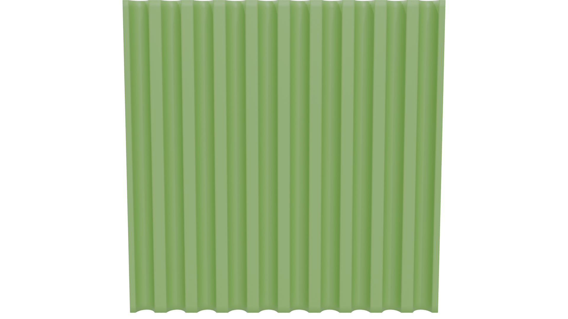 Stylized Green Panel 3D Model - Professional 3D Model Render 5