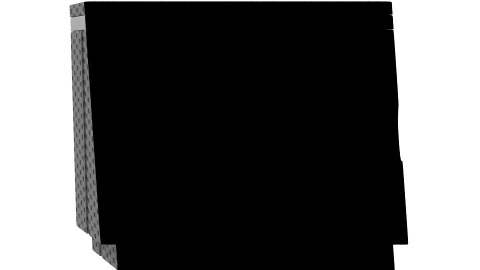 Stylish Wicker Outdoor Table 3D - Professional 3D Model Render 4