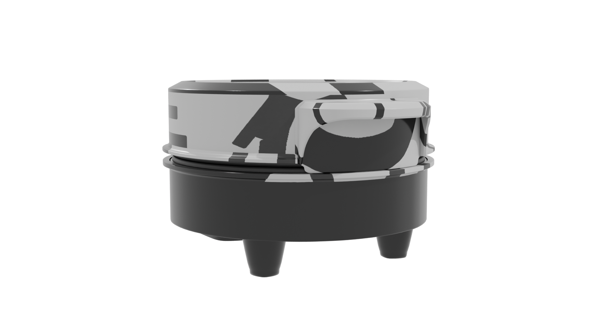 Glossy Round Appliance Model 3D - Professional 3D Model Render 10