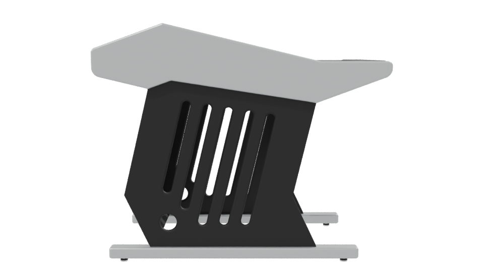 Minimalist Shopping Cart 3D Model - Professional 3D Model Render 8