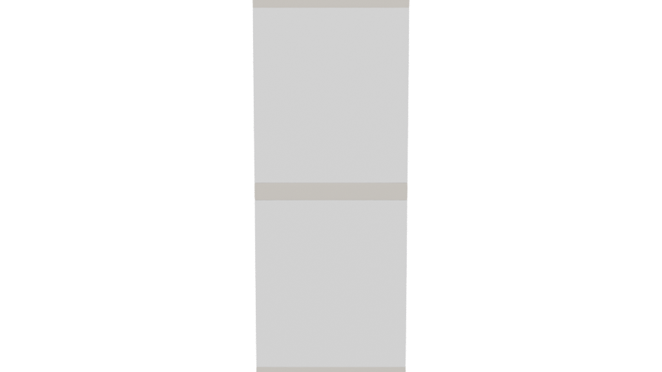 Beige Double Door Closet 3D - Professional 3D Model Render 5