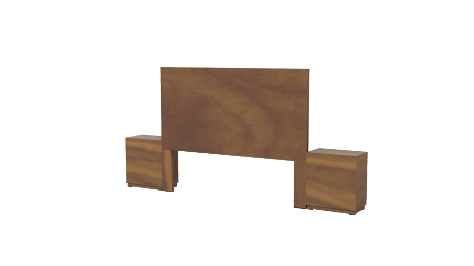 Stylish Wooden Storage Cabinet 3D - Professional 3D Model Render 6