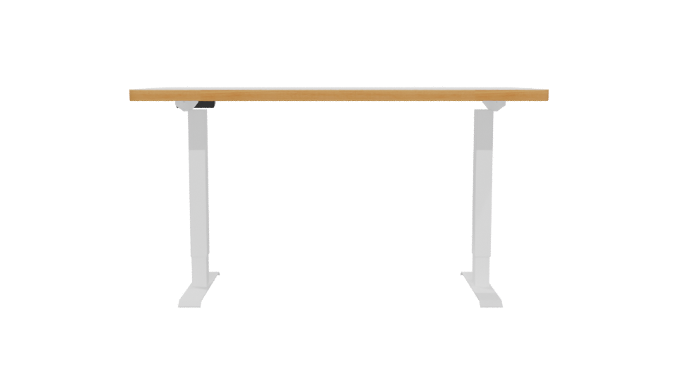 Elegant Minimalist Office Desk 3D Model - Professional 3D Model Render 5