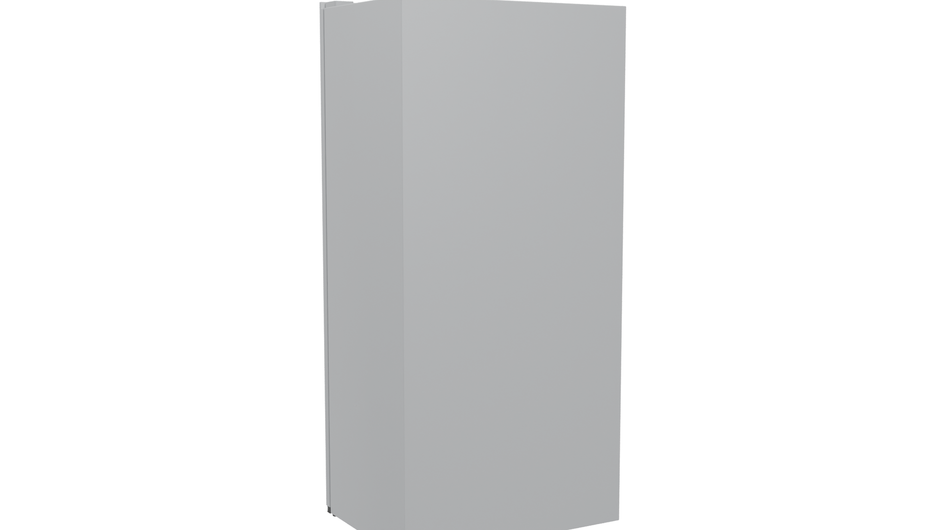 Stylish Double Door Refrigerator 3D - Professional 3D Model Render 4