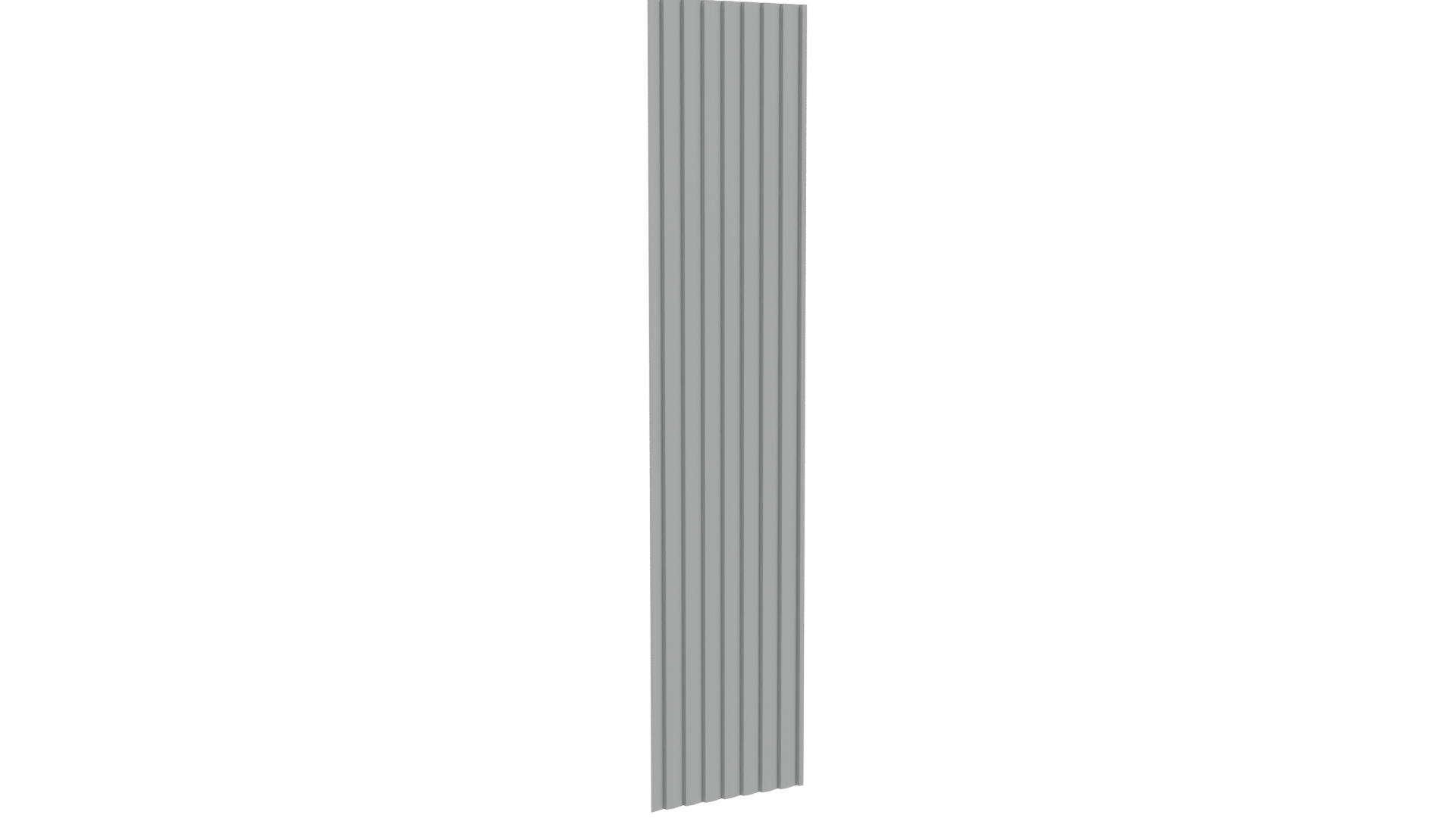 Aluminum Railing Vertical Panel 3D - Professional 3D Model Render 10