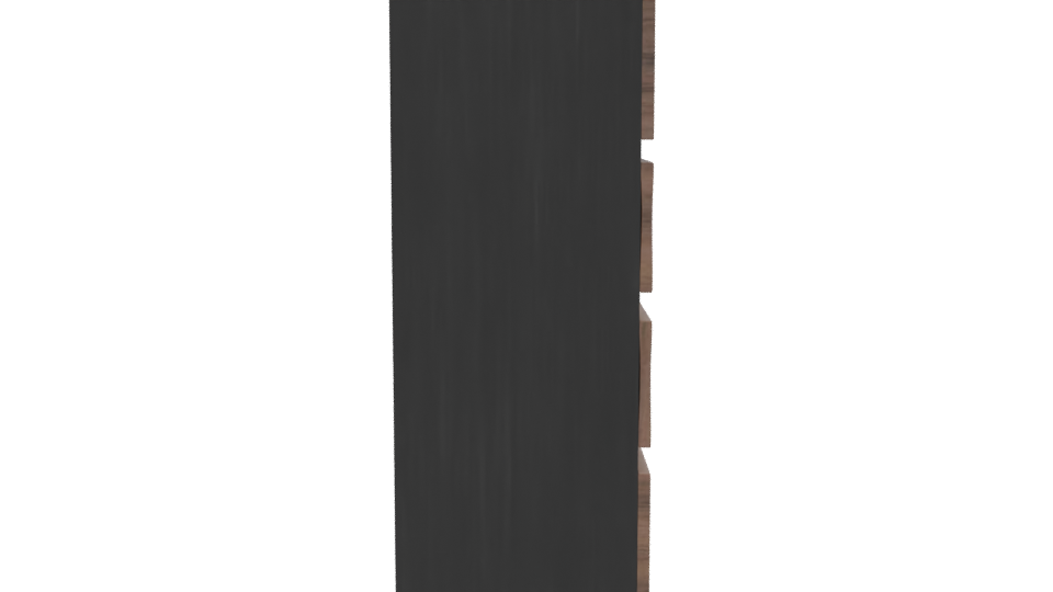 Stylish Wooden Drawer Unit 3D - Professional 3D Model Render 8