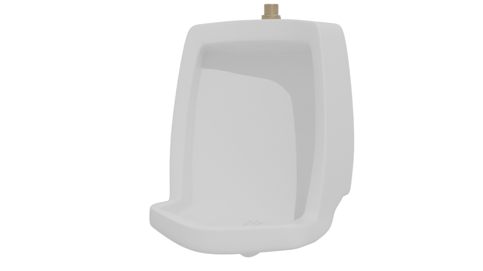Ceramic Wall-Mounted Urinal Model - Professional 3D Model Render 12