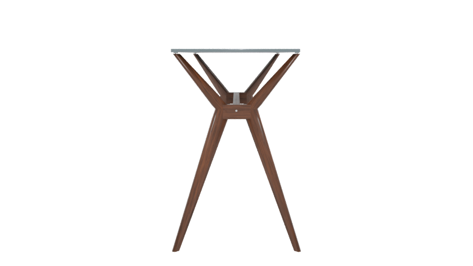 Stylish Wooden Accent Table 3D - Professional 3D Model Render 5