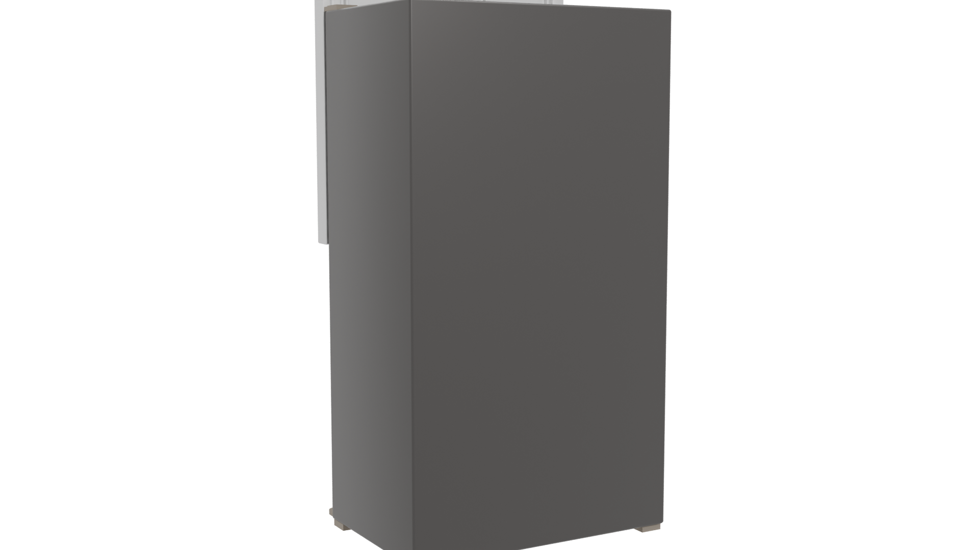 Sleek Modern Refrigerator 3D Model - Professional 3D Model Render 4