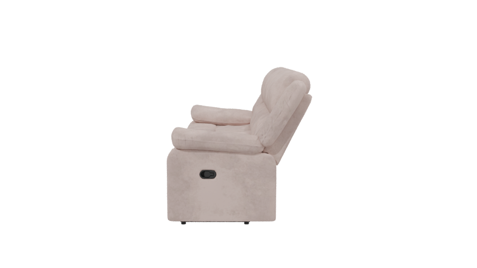 Stylish Reclining Sofa Model - Professional 3D Model Render 2