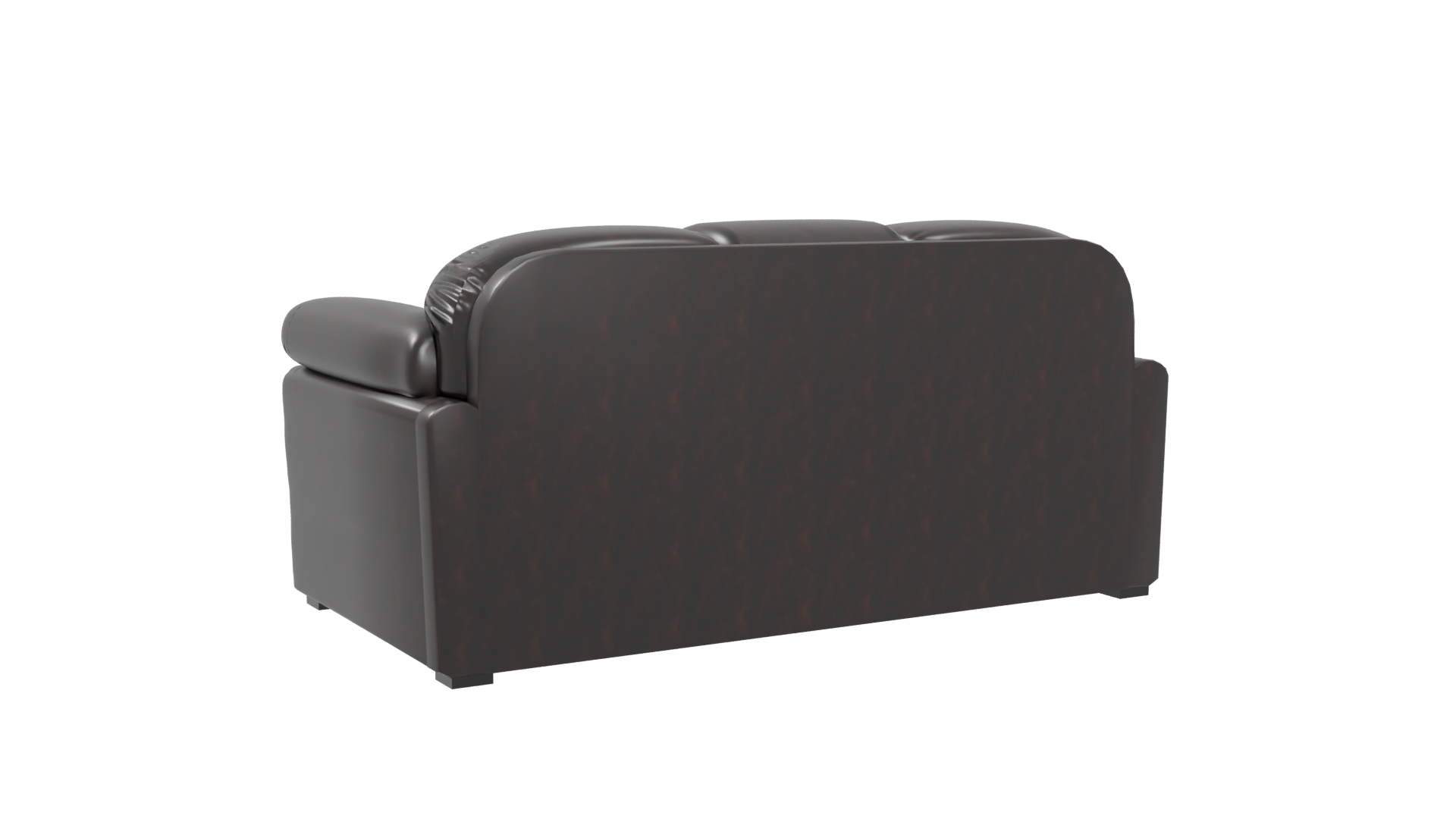 Luxurious Leather Sofa 3D Model - Professional 3D Model Render 4