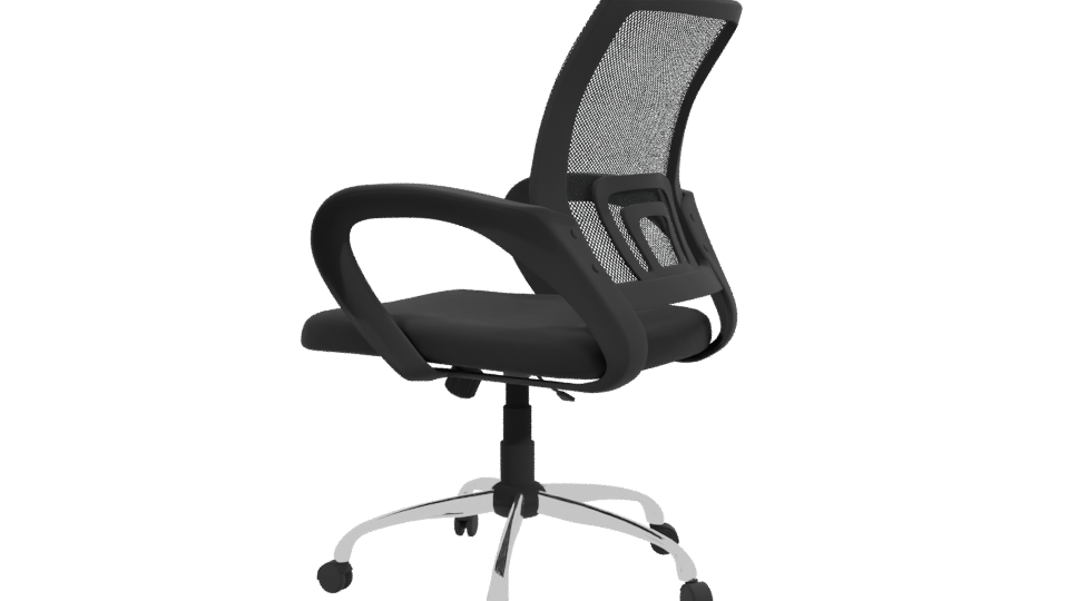 Elegant Office Chair 3D Model - Professional 3D Model Render 3