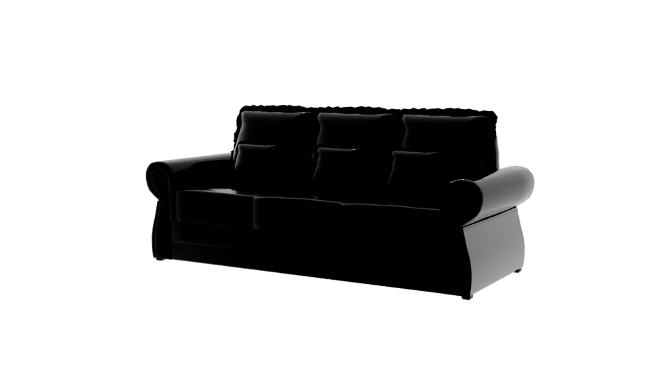 Elegant Vintage Sofa 3D Model - Professional 3D Model Render 12