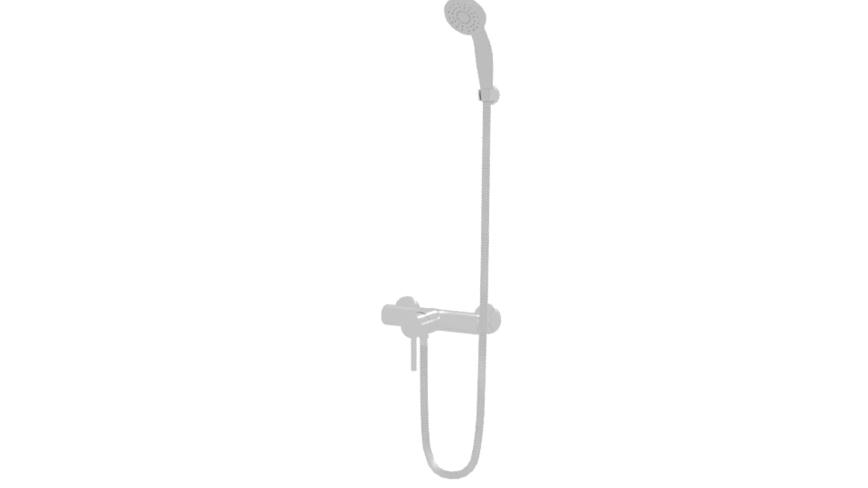 Milan Shower Set 3D Model - Professional 3D Model Render 12