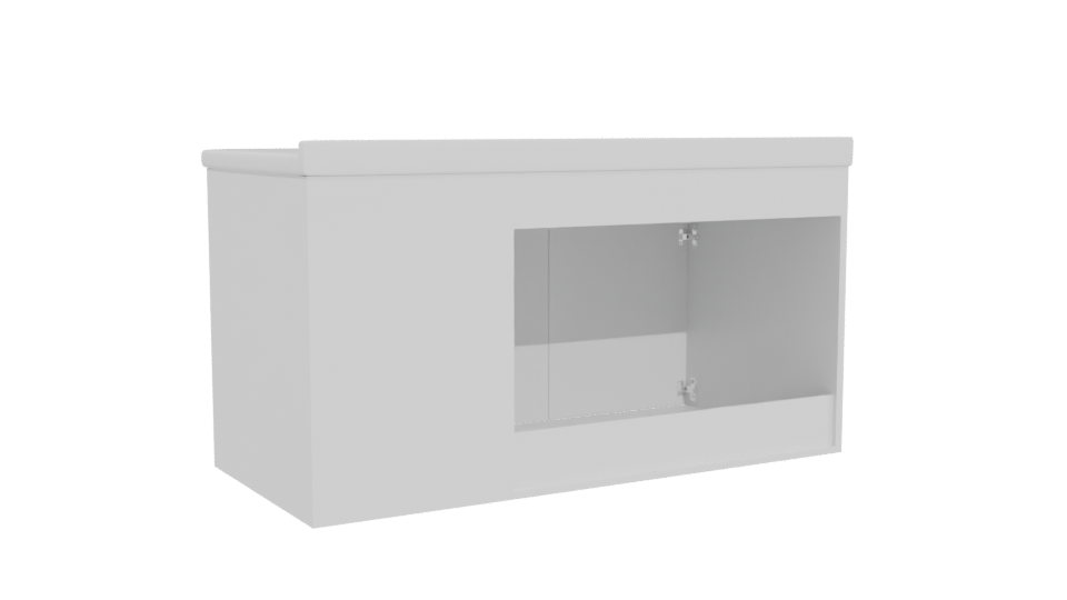 Elegant Modern Bathroom Vanity 3D - Professional 3D Model Render 4