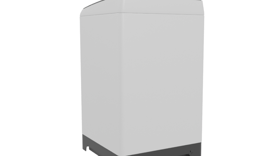 Modern Household Waste Bin 3D - Professional 3D Model Render 4