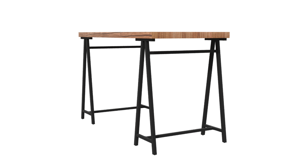 Contemporary Wooden Office Table 3D - Professional 3D Model Render 13