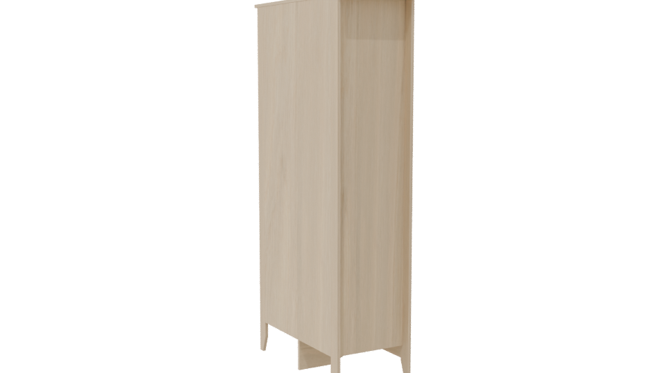 LIBRERO ESSEN R Wooden Cabinet Model - Professional 3D Model Render 7