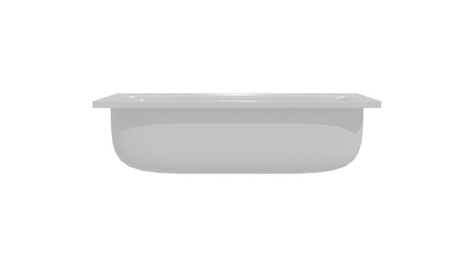 Stylish Rectangular Serving Dish 3D - Professional 3D Model Render 11