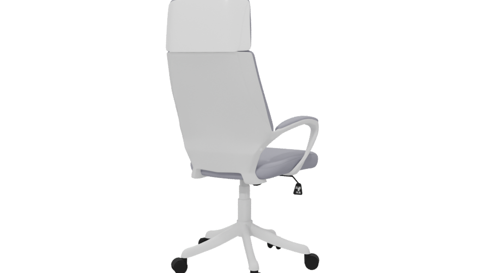 Elegant Ergonomic Office Chair 3D Model - Professional 3D Model Render 6
