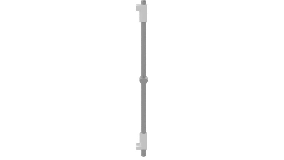 Stylish Minimalist Vertical Rod - Professional 3D Model Render 8