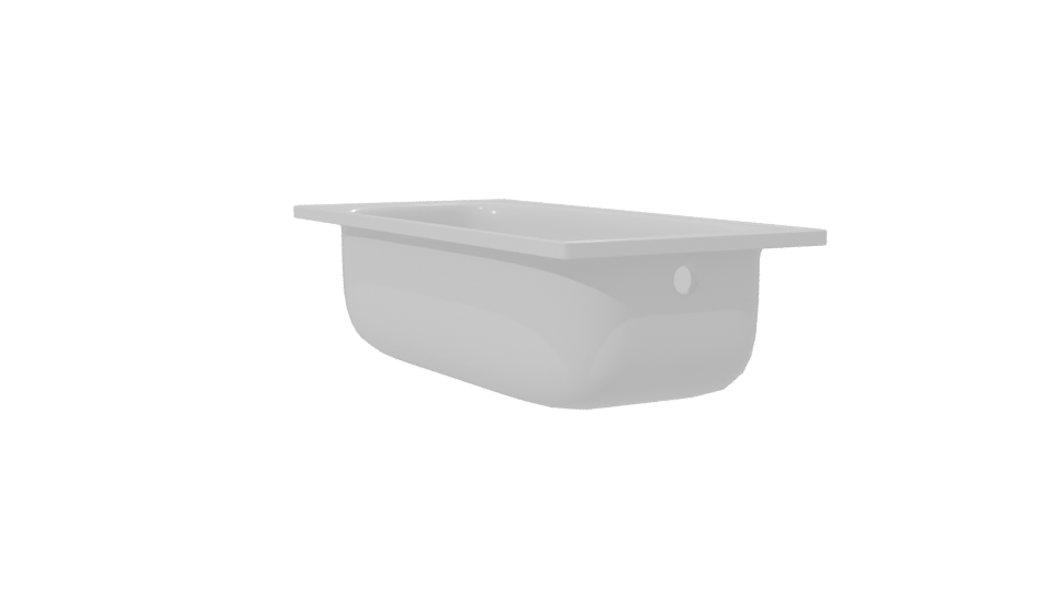 Stylish Rectangular Serving Dish 3D - Professional 3D Model Render 7