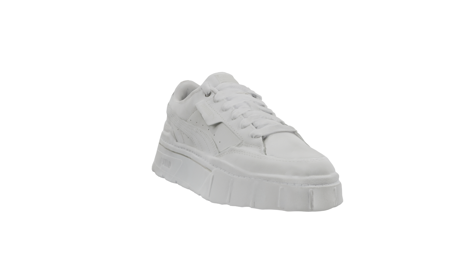 Sleek White Sneakers 3D Model - Professional 3D Model Render 10