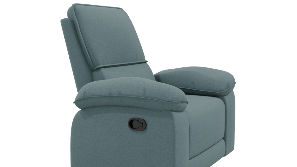 Reclining Armchair 3D Model - Professional 3D Model Render 9