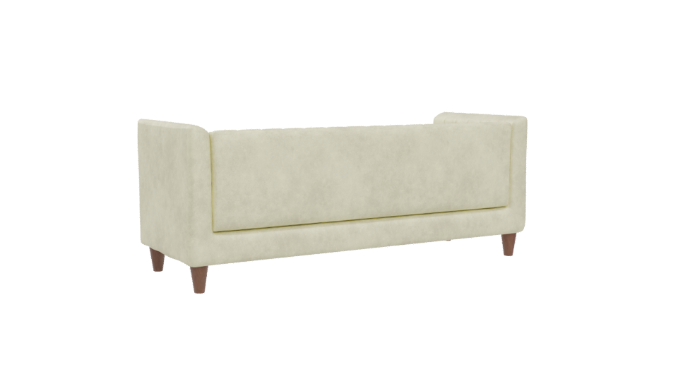 Stylish Modern Fabric Sofa 3D - Professional 3D Model Render 4